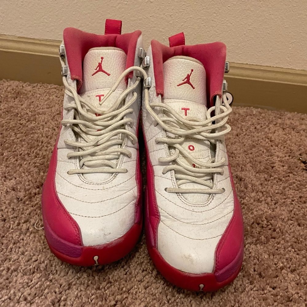 Jordan 12s WHITE/PINK